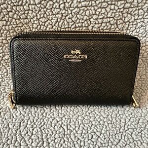 Coach Black Leather Wallet